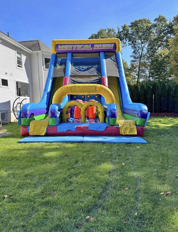 22ft Vertical Rush Rock Wall Slide