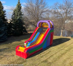 Wacky 18 Single WD DM 1 1713219989 18' Wacky Single Lane Dry Slide